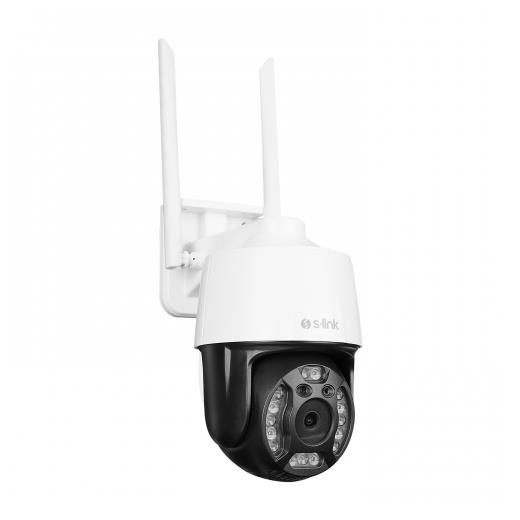 S-LINK SL-PTZ02, Akıllı Güvenlik Kamerası, WiFi, 3Mpix, 2,8mm Lens, 25m. Gece Görüşü, Hareket algılama, İki Yönlü Ses, Micro SD Kartlı, TUYA Yazılım