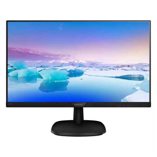 PHILIPS 243V7QJABF/01 23,8" 4ms, 75Hz, Full HD, HDMI, DP, D-Sub, 2X2W Hoparlör, IPS Panel Monitör
