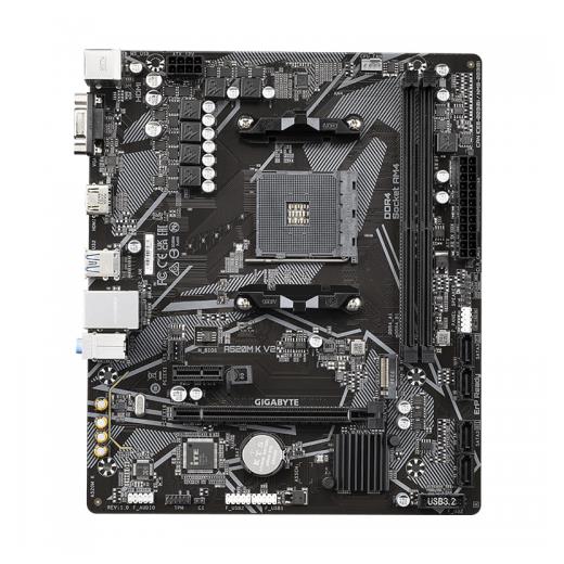 GIGABYTE A520M-K V2, 2xDDR4, 1x M.2, D-SUB, HDMI, AM4 Soket Anakart
