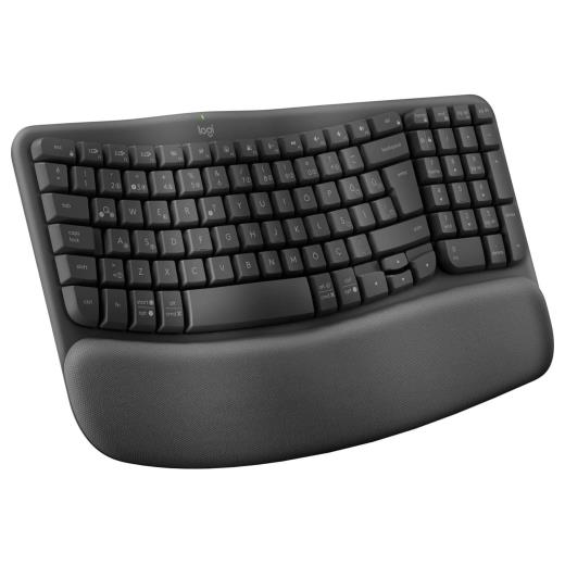 LOGITECH WAVE, 920-012311, Kablosuz, Türkçe Q, Multimedya, Dolgu Bileklikli Klavye