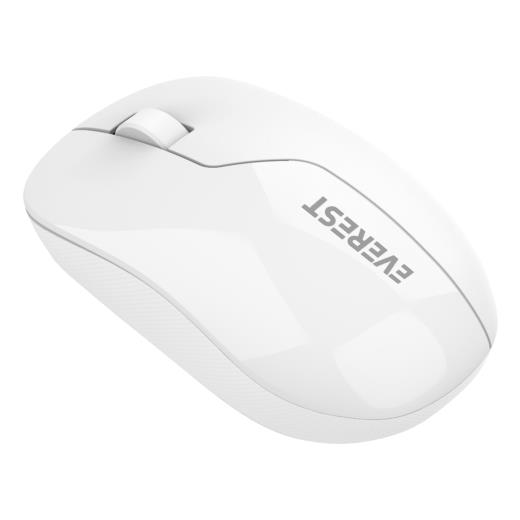 EVEREST SMW-973, Beyaz, USB Nano 2,4G Kablosuz, 1200dpi, Optik, 4 Tuşlu, Mouse