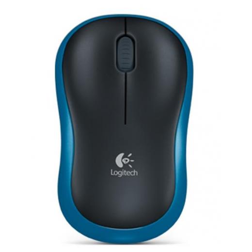 LOGITECH 910-002236, M185 Mavi, USB Nano 2,4G Kablosuz, 1000dpi, Optik, 3 Tuşlu, 12ay Pil Ömrü, Mouse