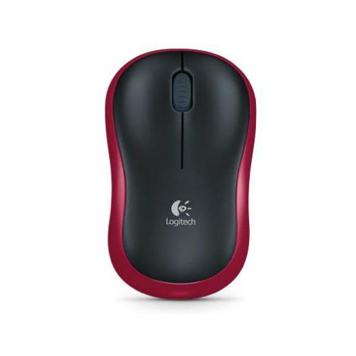 LOGITECH 910-002237, M185 Kırmızı, USB Nano 2,4G Kablosuz, 1000dpi, Optik, 3 Tuşlu, 12ay Pil Ömrü, Mouse