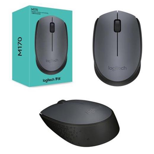 LOGITECH 910-004424, M171 Siyah, USB Nano 2,4G Kablosuz, 1000dpi, Optik, 3 Tuşlu, 12ay Pil Ömrü, Mouse