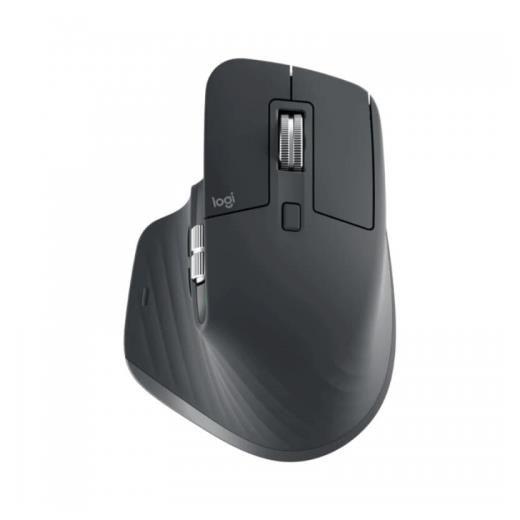 LOGITECH 910-006559, MX MASTER 3S, Siyah, Bluetooth, 8000dpi, Lazer, 7 Tuşlu, USB-C den şarj edilebilir, Mouse