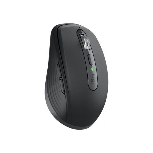 LOGITECH 910-006929, MX Anywhere 3S, Siyah, Bluetooth, 8000dpi, Lazer, 6 Tuşlu, USB-C den şarj edilebilir, Mouse