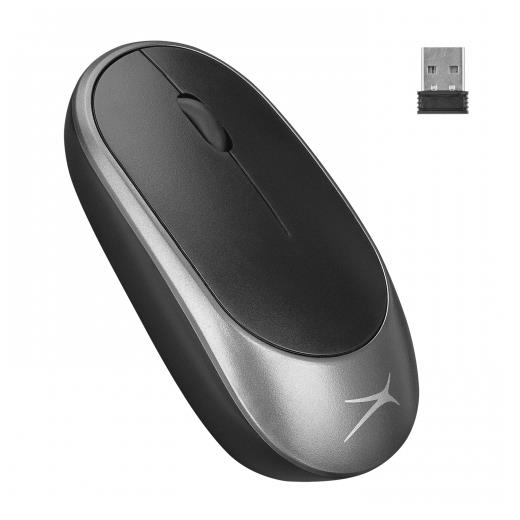 Altec Lansing ALBM7314, Gri-Siyah, 2.4GHz USB,  1200DPI, Kablosuz Optik Mouse