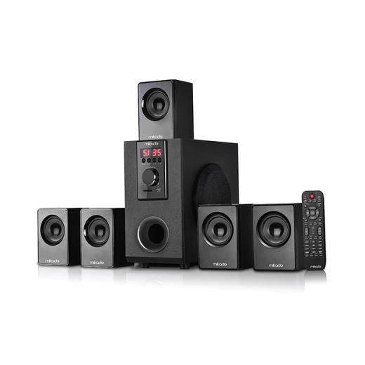 MIKADO MD-505, 70W, 5+1, Masaüstü, FM/BT/SD/USB, Siyah Kasa, Speaker