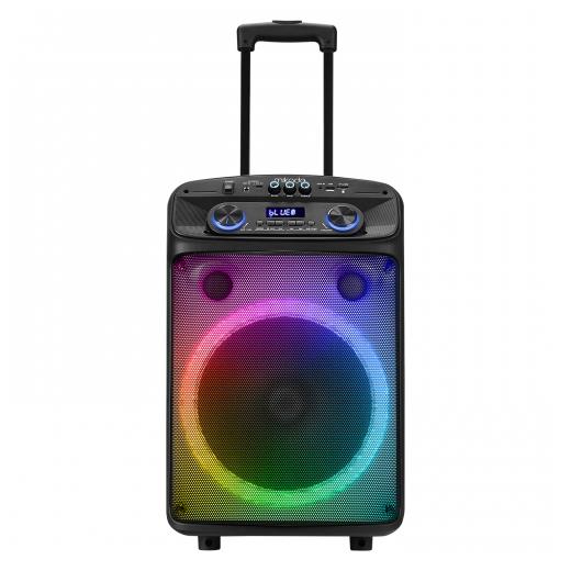 MIKADO MD-BT505, 60W, Taşınabilir, USB/BT/TF/TWS, RGB Aydınlatma, Toplantı, Parti, Açık Hava Speaker. Kablosuz El ve Kafa Mikrofonu Hediyeli