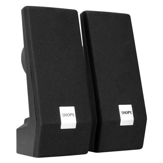 SNOPY SN-611, 6W, 1+1, Masaüstü, Speaker, AC 220V, (Siyah)