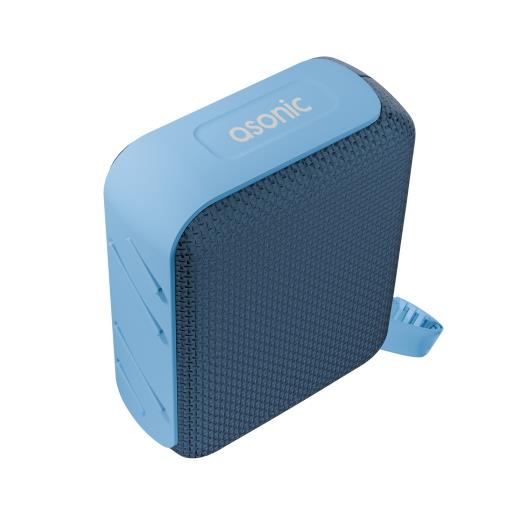 ASONIC AS-03, MAVİ, 5W, BT/USB/TF/TWS, 1200mAh Batarya, Bluetooth V5.3, Kablosuz, Taşınabilir, Speaker