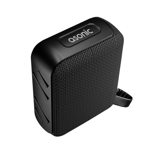 ASONIC AS-03, SİYAH, 5W, BT/USB/TF/TWS, 1200mAh Batarya, Bluetooth V5.3, Kablosuz, Taşınabilir, Speaker