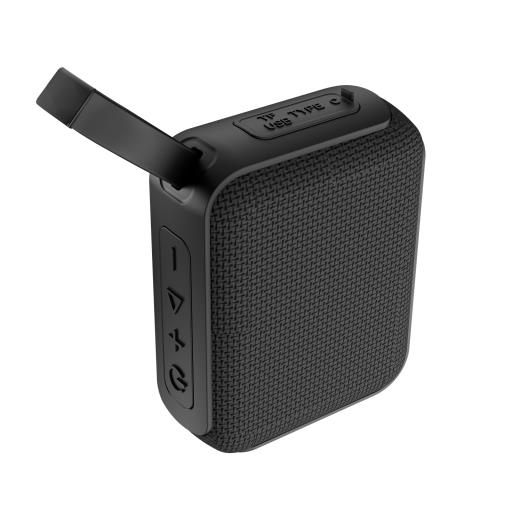 ASONIC AS-03, SİYAH, 5W, BT/USB/TF/TWS, 1200mAh Batarya, Bluetooth V5.3, Kablosuz, Taşınabilir, Speaker