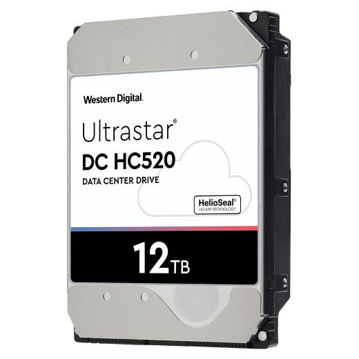 WD ULTRASTAR, HUH721212ALE604, 3.5", 12TB, 256Mb, 7200 Rpm, 7/24 Enterprise, DATA CENTER-GÜVENLİK-NAS-SERVER, HDD (DC HC520) (0F30146) (Türkiye Distribütörü Garantili)