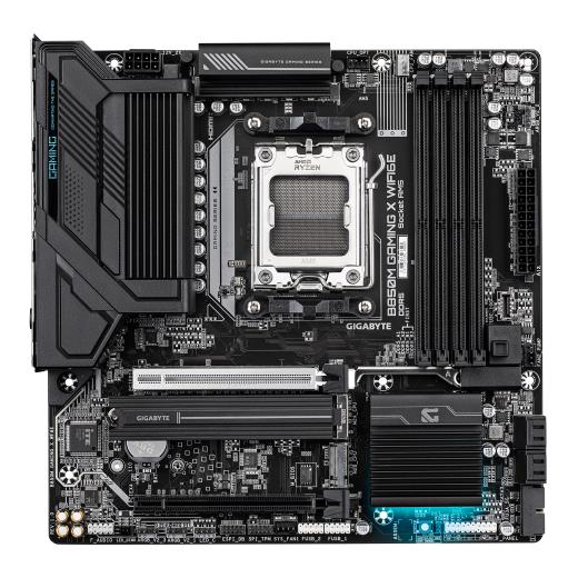 GIGABYTE B850M GAMING X WF6E, Rev.1.0, 4xDDR5, 2xM.2, 2DP, HDMI, Type-C, Wi-Fi6E, Bluetooth 5.3, AM5 Soket GAMING Anakart