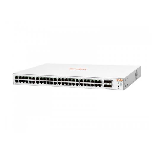 HP Aruba Instant On, JL814A, 1830-48G, 48Port, GigaBit, 4 Port Gigabit SFP, Yönetilebilir, Rack Mount Switch