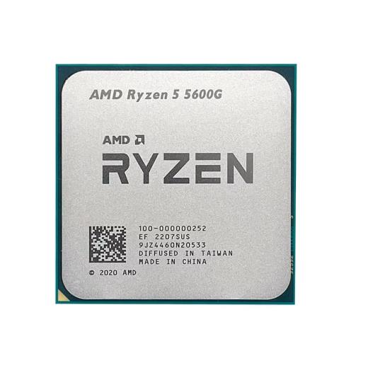 AMD RYZEN 5 5600G 6 Core, 3,90-4.40GHz,19Mb Cache,  45-65W, Radeon Grafikleri, AM4, TRAY, (Dahili Grafik VAR, Fan YOK)