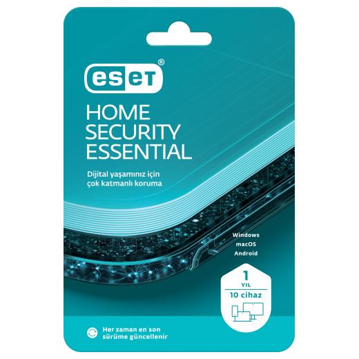 ESET HOME SECURITY ESSENTIAL 10 Kullanıcı, 1 YIL, BOX