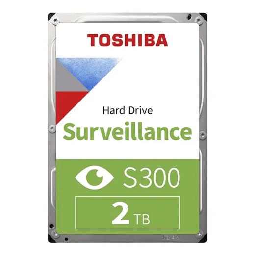 TOSHIBA S300, HDWT720UZSVA, 3.5", 2TB, 128Mb 5400 Rpm, 7/24 Güvenlik HDD