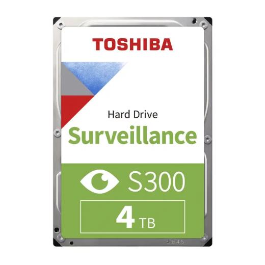 TOSHIBA S300, HDWT840UZSVA, 3.5", 4TB, 256Mb 5400 Rpm, 7/24 Güvenlik HDD