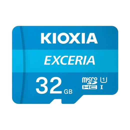KIOXIA 32GB Exceria, LMEX1L032GG2, UHS-1,  CL10, 100Mb/s, MicroSD Kart Bellek (SD Adaptörlü)