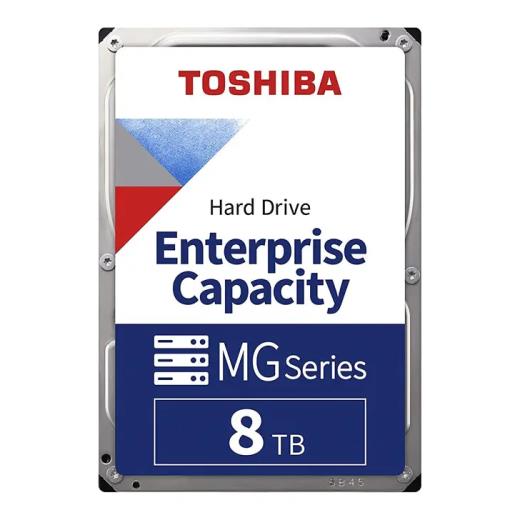 TOSHIBA ENTERPRISE, MG08ADA800E, 3.5", 8TB, 256Mb 7200 Rpm, 7/24 Güvenlik, Data Center, Nas, Server, HDD