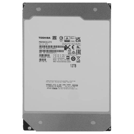 TOSHIBA ENTERPRISE, MG09ACA12TE, 3.5", 12TB, 256Mb 7200 Rpm, 7/24 Güvenlik, Data Center, Nas, Server, HDD