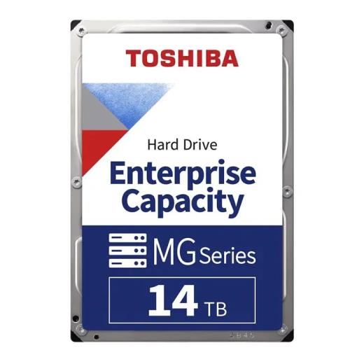 TOSHIBA ENTERPRISE, MG09ACA14TE, 3.5", 14TB, 256Mb 7200 Rpm, 7/24 Güvenlik, Data Center, Nas, Server, HDD