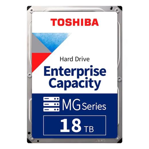 TOSHIBA ENTERPRISE, MG09ACA18TE, 3.5", 18TB, 512Mb 7200 Rpm, 7/24 Güvenlik, Data Center, Nas, Server, HDD