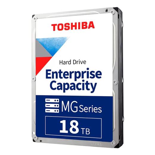 TOSHIBA ENTERPRISE, MG09ACA18TE, 3.5", 18TB, 512Mb 7200 Rpm, 7/24 Güvenlik, Data Center, Nas, Server, HDD