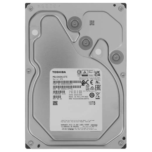 TOSHIBA ENTERPRISE, MG10ADA10TE, 3.5", 10TB, 512Mb 7200 Rpm, 7/24 Güvenlik, Data Center, Nas, Server, HDD