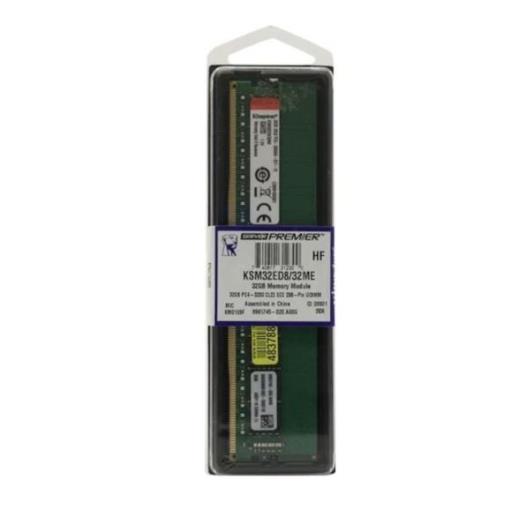 KINGSTON KSM32ED8/32ME, 32Gb, 3200Mhz, DDR4, ECC, CL22, UDIMM, SERVER RAM
