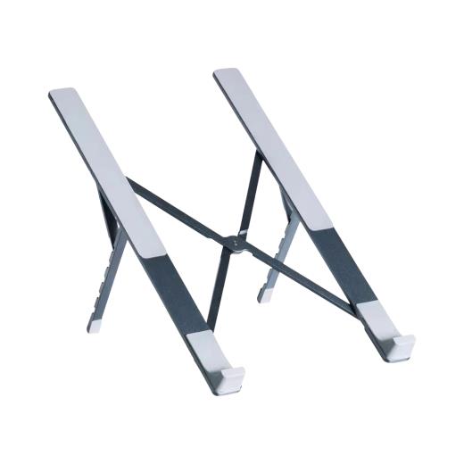 FRISBY FNC-5135ST, 10"-17.3" Taşınabilir,  Katlanır, Notebook Standı, 5 Kademeli Ayarlanabilir Yükseklik, Alüminyum (Gri-Mavi)