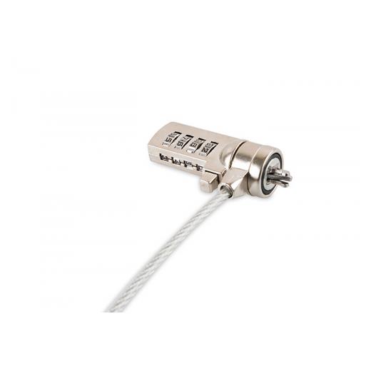 S-LINK SL-S202, Şifreli Notebook Kilidi, 110cm, Kaplamalı Çelik Kablo.