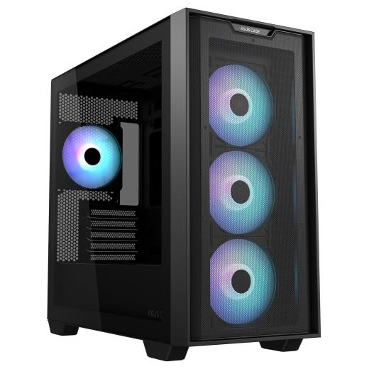 Asus A21 Plus, Psu Yok, Tempered Glass, Argb, Micro Atx, Gamıng Kasa