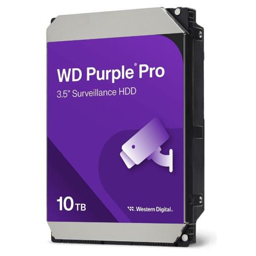 WD PURPLE WD102PURP 3,5" 10TB 256mb, 7200 Rpm,  7/24 Güvenlik HDD (Türkiye Distribütörü Garantili)