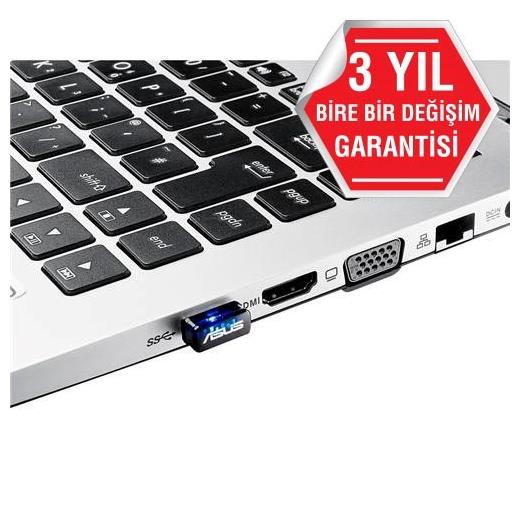 ASUS USB-N10 NANO, 150Mbps, 2.4GHz, USB2.0, WIRELESS ETHERNET