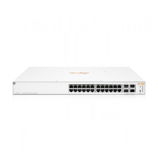 HP Aruba Instant On, JL683B, 1930-24G, 24Port, GigaBit, PoE 195W, 4 Port Gigabit SFP, Yönetilebilir, Rack Mount Switch
