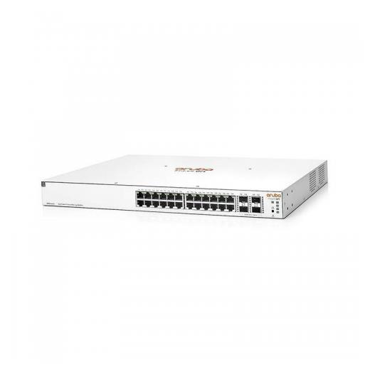 HP Aruba Instant On, JL684B, 1930-24G, 24Port, GigaBit, PoE 370W, 4 Port Gigabit SFP, Yönetilebilir, Rack Mount Switch