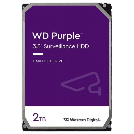 WD PURPLE, WD23PURZ,  3.5", 2TB, 256Mb, 5400 Rpm, 7/24 Güvenlik, HDD (Türkiye Distribütörü Garantili)