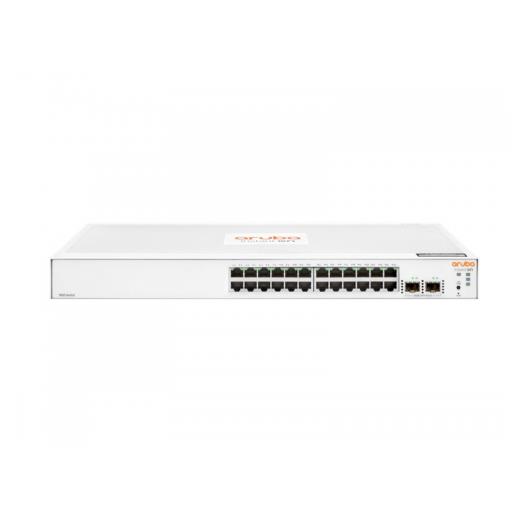 HP Aruba Instant On, JL812A, 1830-24G, 24Port, GigaBit, 2 Port Gigabit SFP, Yönetilebilir, Rack Mount Switch