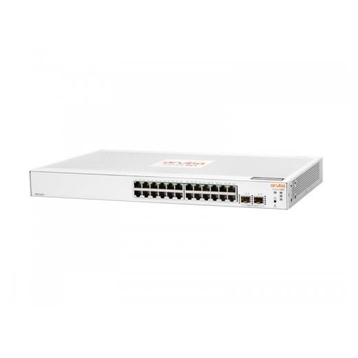HP Aruba Instant On, JL812A, 1830-24G, 24Port, GigaBit, 2 Port Gigabit SFP, Yönetilebilir, Rack Mount Switch