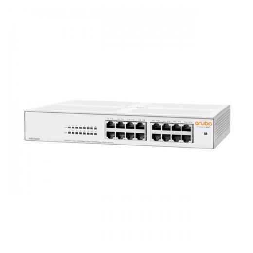HP Aruba Instant On, R8R47A, 1430-16G, 16Port, GigaBit, Yönetilemez, Masaüstü Switch