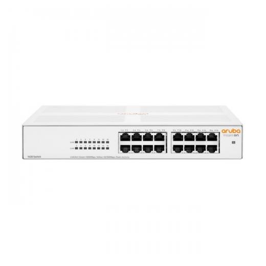 HP Aruba Instant On, R8R47A, 1430-16G, 16Port, GigaBit, Yönetilemez, Masaüstü Switch