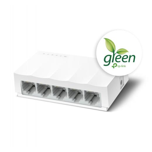 TP-LINK LS1005, Green Tech, 5 Port, MegaBit, Yönetilemez, Masaüstü Switch