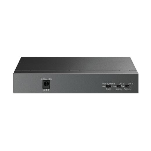 TP-LINK LS109P, Green Tech, 8 Port MegaBit, POE 63W, 1 Port Uplink, Long Range 250Mt, Yönetilemez, Metal Kasalı Switch