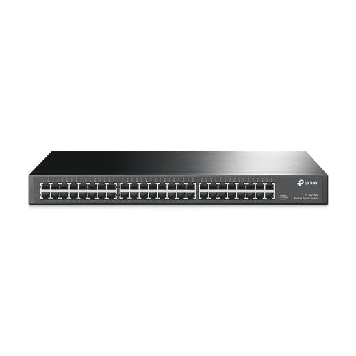 TP-LINK TL-SG1048, 48 Port, GigaBit, Yönetilemez, Metal Kasa, Rackmount Switch