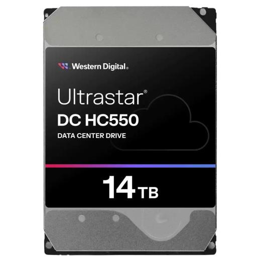 WD ULTRASTAR, WUH721814ALE6L4, 3.5", 14TB, 512Mb, 7200 Rpm, 7/24 Enterprise, DATA CENTER-GÜVENLİK-NAS-SERVER, HDD (DC HC550) (0F38581) (Türkiye Distribütörü Garantili)