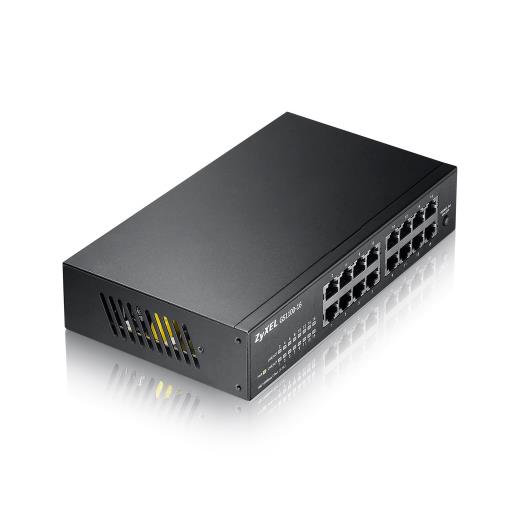 ZyXEL GS1100-16 V3, 16 Port, GigaBit, Yönetilemez, Masaüstü Switch