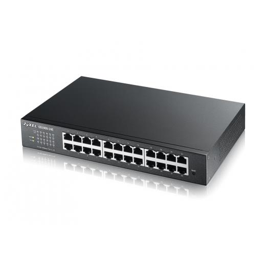 ZyXEL GS1900-24E, 24 Port, GigaBit, Yönetilebilir, Sessiz, Masaüstü Switch